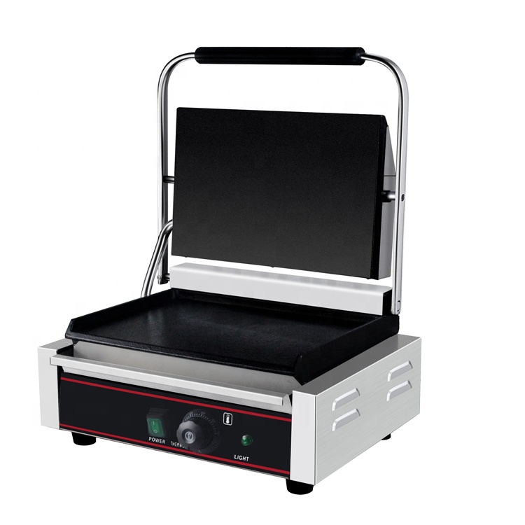 Sandwich Press Grill - CHZ-820B Full Smooth Top and Bottom