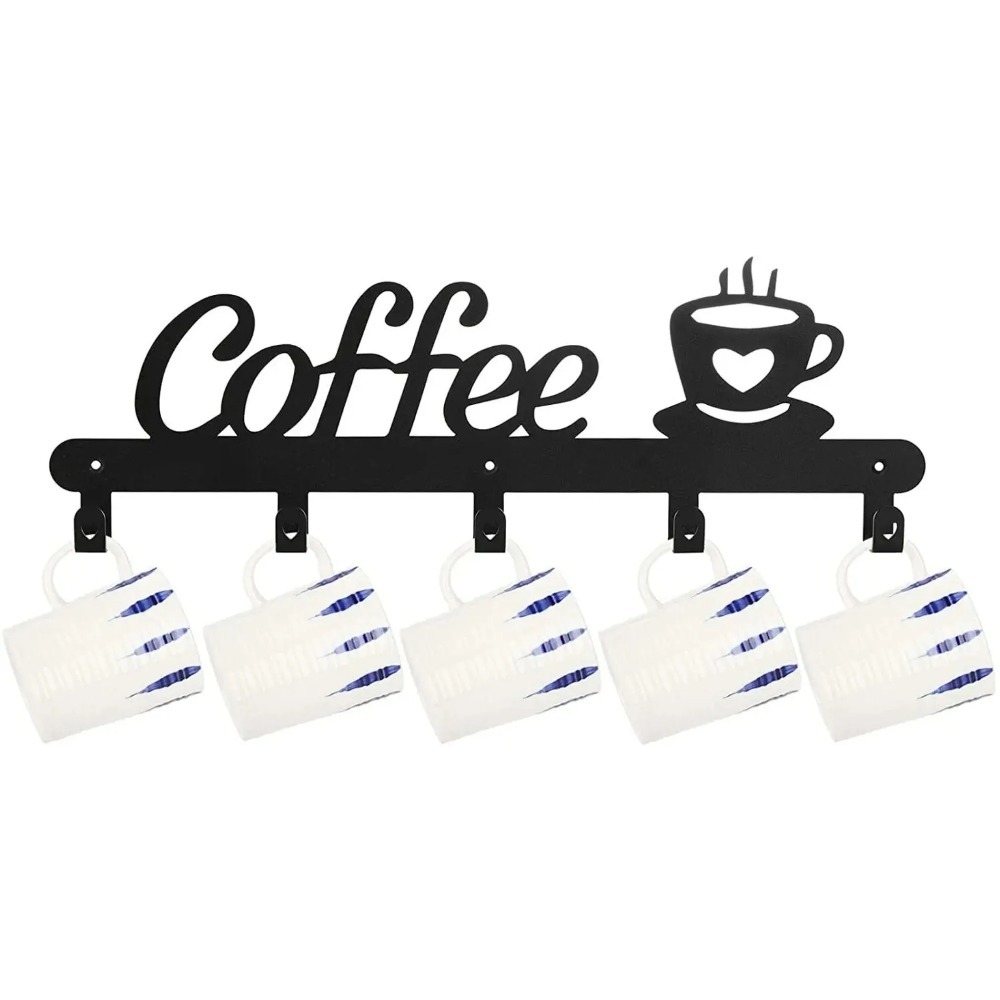 Metal Wall Mounted Coffee Mug  - Kitchen Appliances Shelves recension och pris