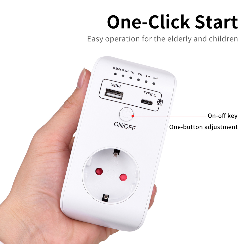 USB Type-C Timer Switch Digita - Kitchen Appliances Outlet recension och pris