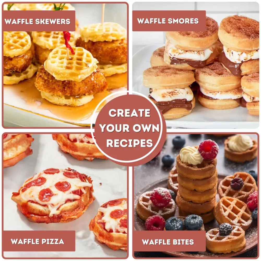 16-Hole Waffle Maker, Quick He - Sandwich Press Grill recension och pris