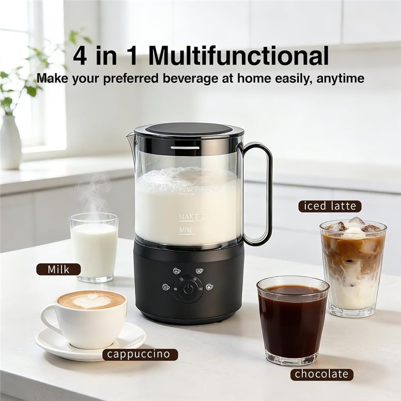 AC39-Milk Frother, 4-In-1 Elec - Yogurt Maker Electric recension och pris