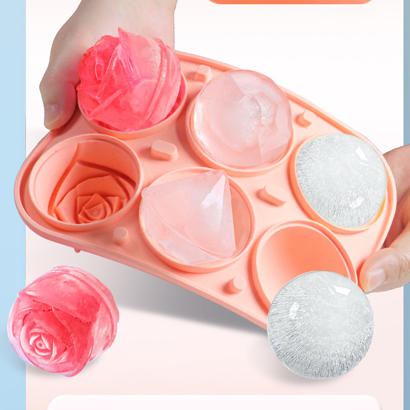 3D Rose Diamond Round Ice Cube - Kitchen Appliances Shelves recension och pris