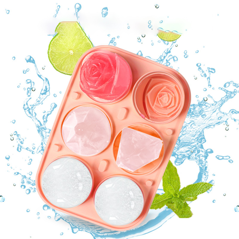 3D Rose Diamond Round Ice Cube - Kitchen Appliances Shelves recension och pris
