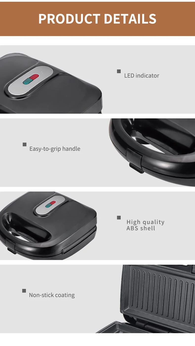 220/110V Household Appliances  - Sandwich Press Grill recension och pris