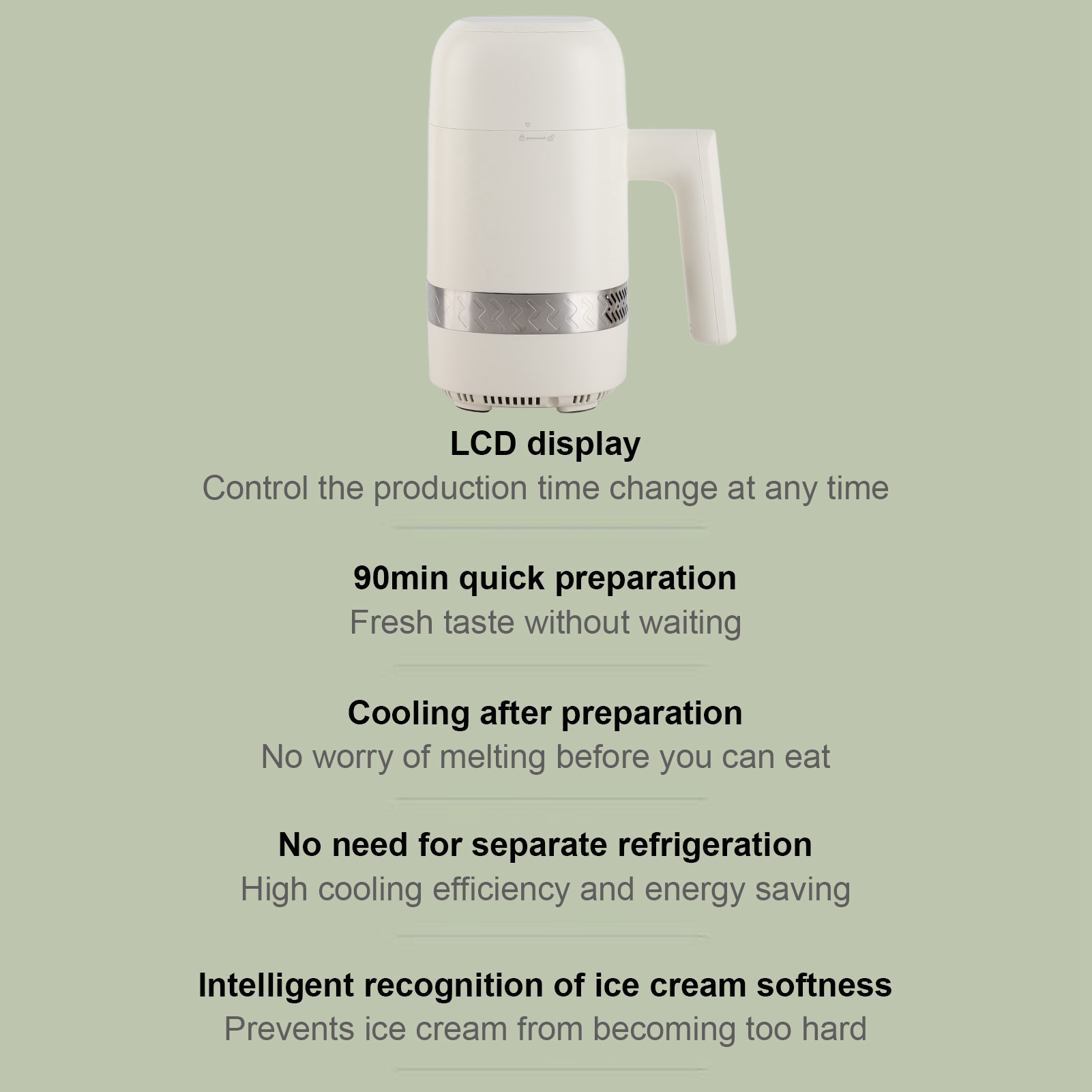 300ML Digital Ice Cream Maker  - Kitchen Appliances You Need recension och pris