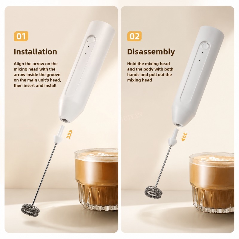 MINI Milk Frother USB Recharge - Yogurt Maker Electric recension och pris