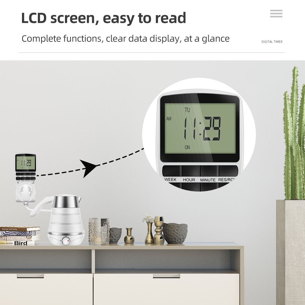 Electronic Digital Timer Switc - Kitchen Appliances Outlet recension och pris